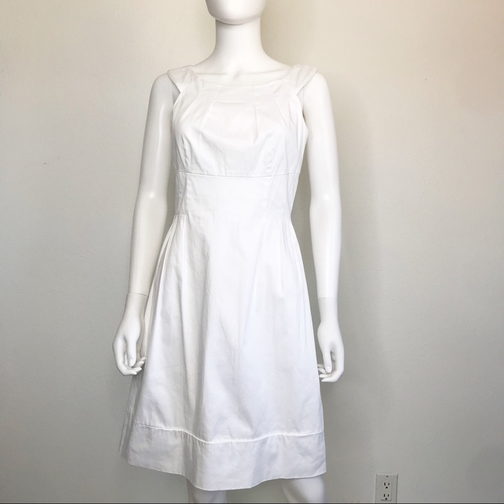Calvin Klein 4 white cotton summer dress
